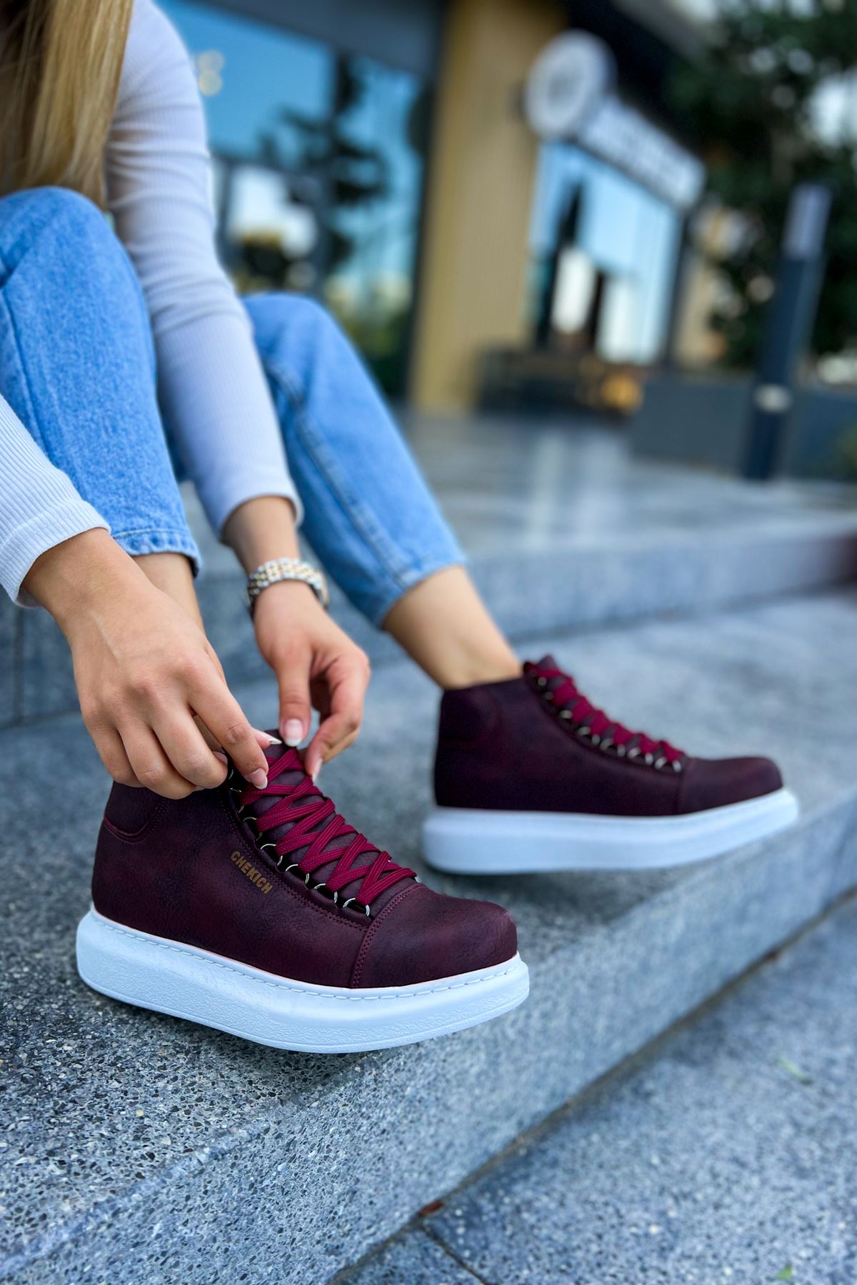 CH258 CBT Roma Kadın Bot BORDO CH258 CBT Roma Kadın Bot BORDO