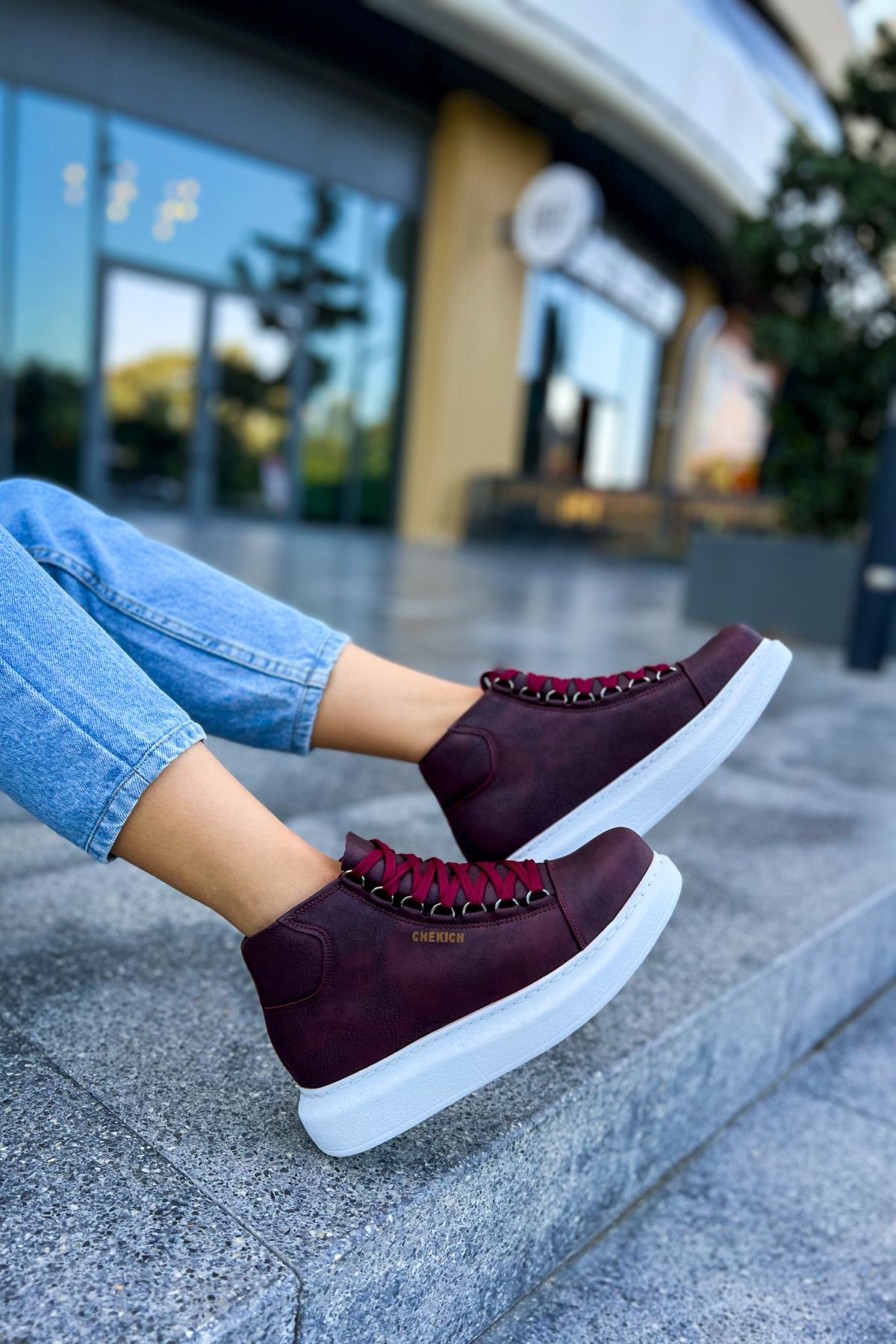 CH258 CBT Roma Kadın Bot BORDO CH258 CBT Roma Kadın Bot BORDO