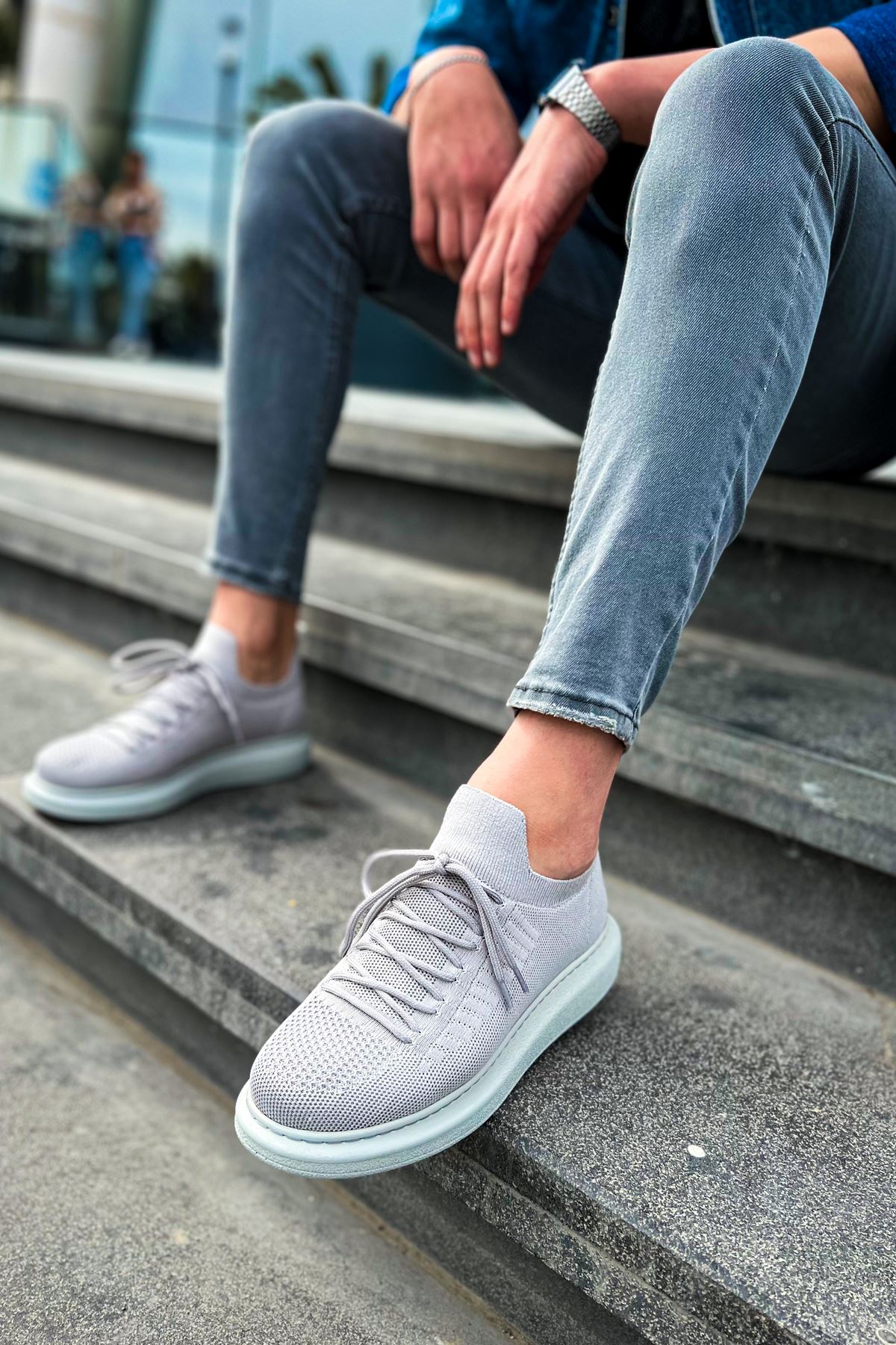 CH307 RT Tricot Erkek Ayakkabı GRI CH307 RT Tricot Erkek Ayakkabı GRI