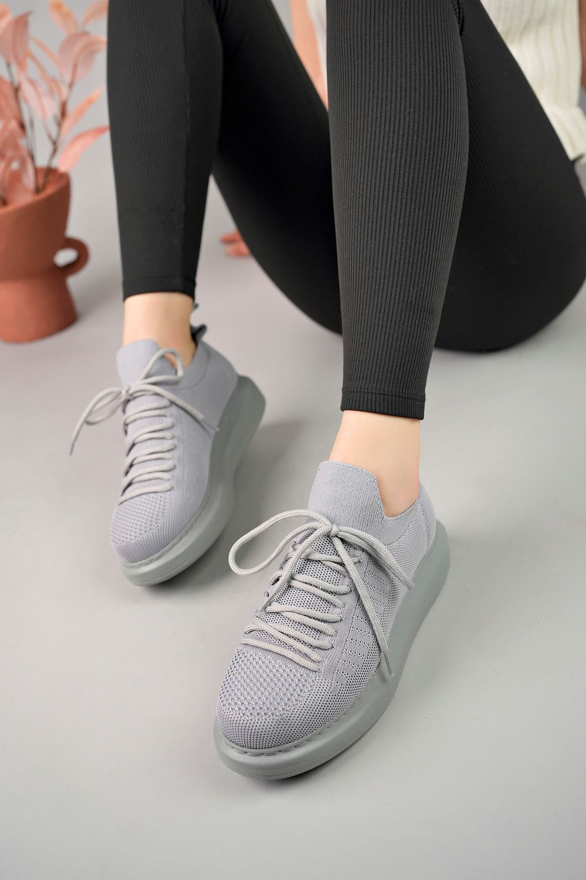 CH307 RT Tricot Kadın Ayakkabı GRI CH307 RT Tricot Kadın Ayakkabı GRI