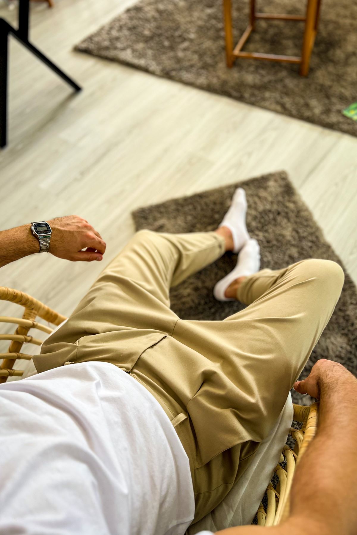 Chekcich Jogger Pantolon BEJ Chekcich Jogger Pantolon BEJ