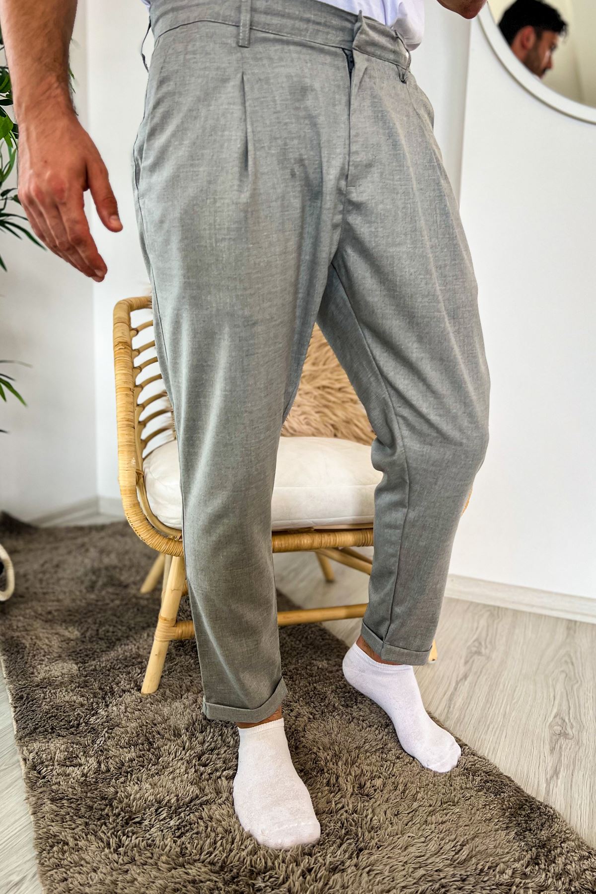 Chekcich Jogger Pantolon GRI Chekcich Jogger Pantolon GRI